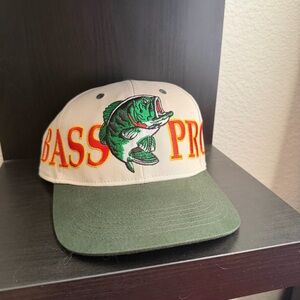 Bass Pro Shops Embroidered Logo Hat - Green and Tan